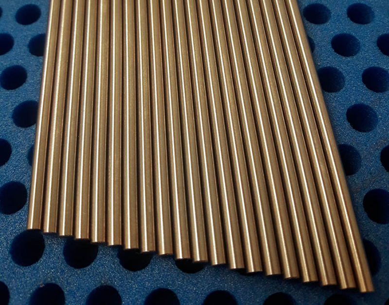 Material: Wolfram-Kupferstäbe